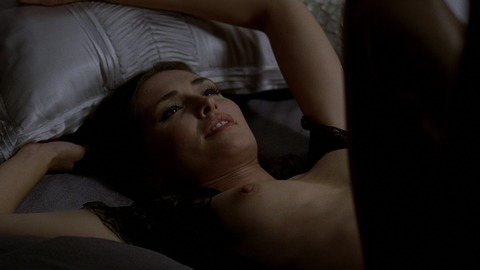 Karolina Wydra Naked as Violet. Breasts, bed, brunette. 741249