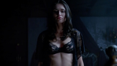 Hottest Karolina Wydra Scene in True Blood. Underwear, SFW, black lace bra. 744938