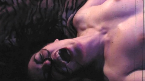 Sarah Nicklin Naked in The Disco Exorcist. Breasts, black hair, eyes closed. 710041