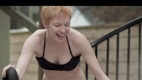 Christine Horne in Margarita (2012) Bikini Sexy Black Bikini Hot Tub 758429