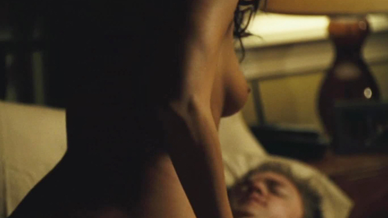Ava Gaudet Naked in Evil Angel. Breasts, bed, couple. 719491