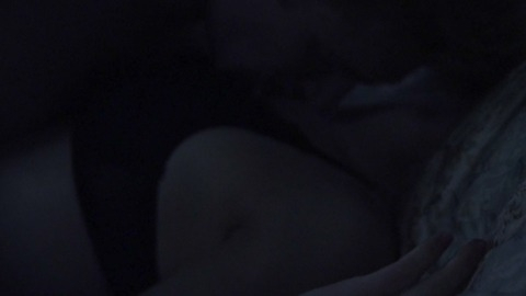 Lucy Griffiths in Don't Look Back (2014) Sexy Underwear Black Bra Couple 748125