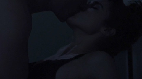 Lucy Griffiths in Don't Look Back (2014) Sexy Underwear Black Bra Brunette 748129