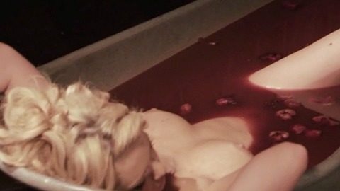 Mindy Robinson in A Blood Story (2015) Breasts Sexy Bathtub Blonde 768797