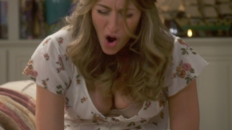 Your Family or Mine's Sexiest Scenes with Kat Foster. Sexy, Underwear, bra out of shirt, clevage. 762378