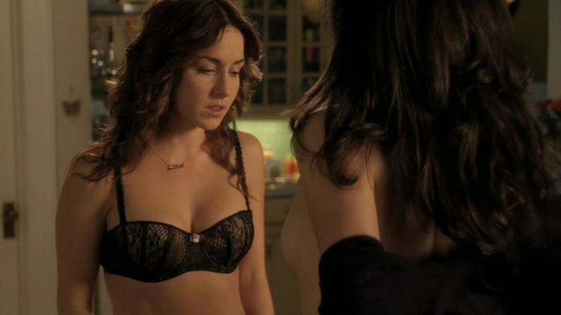 Sexiest Anna Silk Scene in Being Erica. Sexy, black bra, brunette. 732685