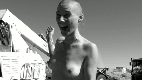Rodleen Getsic in The Bunny Game (2010) Breasts Bush Black And White Breasts 713112