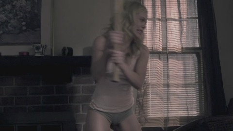 Amanda Baker in Lizzie (2012) Underwear Baseball Bat Blonde 747061