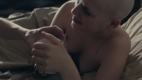 Chloé from Xanadu Naked. Breasts, bald, bedroom. 795431