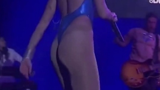 Hottest Self Scenes. Thong, Sexy, blonde, on stage. 776121