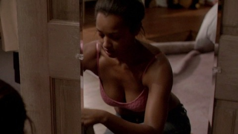 Melanie Liburd in Stalker (2014-2015) Underwear Black Black Hair 748142