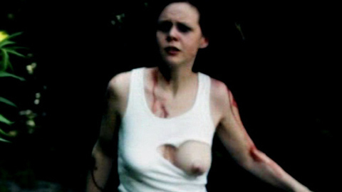 Harper St. Clare Naked as Kristen/Christina. Breasts, black thong, bleeding. 714399
