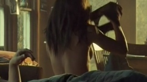 Tatiana Maslany in Orphan Black (2013-2017) Sexy Back Exposed Couple In Bed 739376