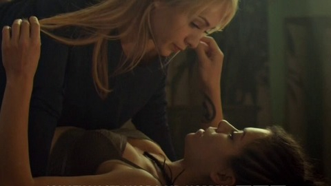 Tatiana Maslany in Orphan Black (2013-2017) Sexy Underwear Blonde Dreadlocks 764916