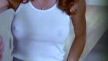 Sexiest Marie Caldare Scene in Dream On. Sexy, SFW, breasts through shirt. 715795
