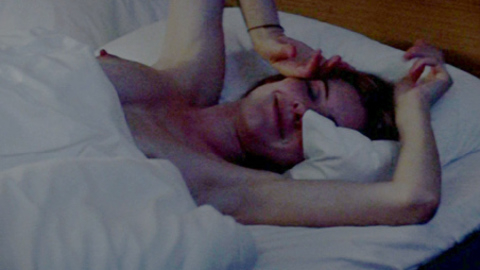 Malin Crépin Naked as Malin. Breasts, black hair, in bed. 714873