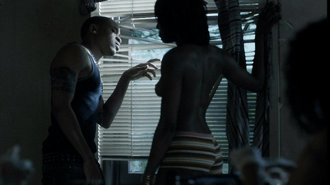Derin Adesida Nude as Roxie. Breasts, Black, back exposed. 714638
