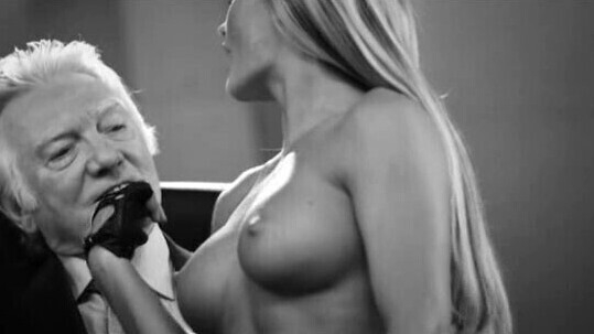 Annie Cooper Naked as Xanthe. Breasts, big breasts, black and white. 716031