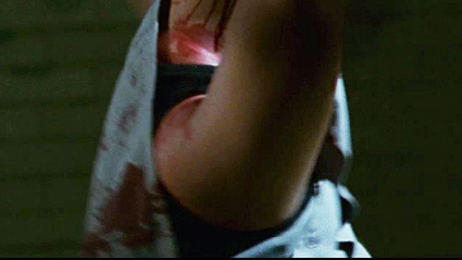 Sexiest Melissa Scenes. Underwear, blood, hanging upside down. 715030