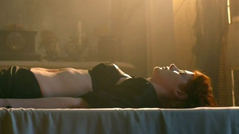 Into the Badlands's Sexiest Scenes with Emily Beecham. Sexy, Underwear, SFW, black bra. 779766