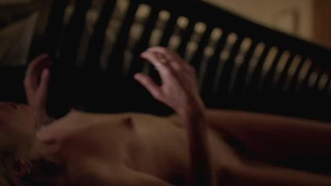 Agyness Deyn Naked as Lily O'Connor. Breasts, Bush, bedroom, lying down. 761835