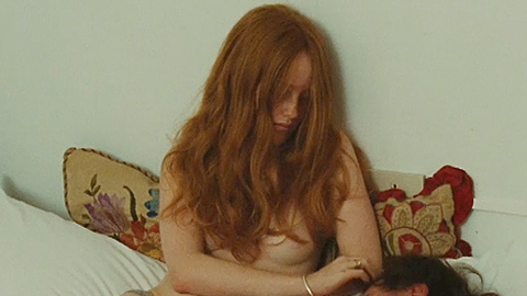 Bobbi Salvör Menuez in Something in the Air (2012) Breasts Bed Breasts 725334