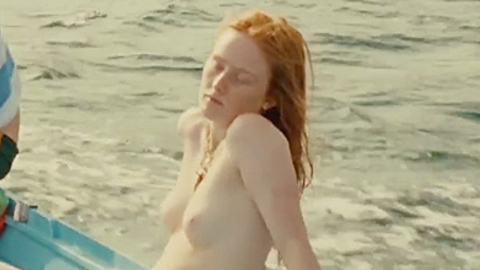 Bobbi Salvör Menuez in Something in the Air (2012) Breasts Boat Breasts 725336