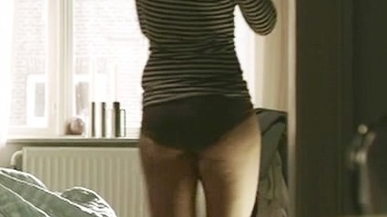 Hottest Birgitte Hjort Sørensen Scene in Borgen. Underwear, SFW, black panties. 767084