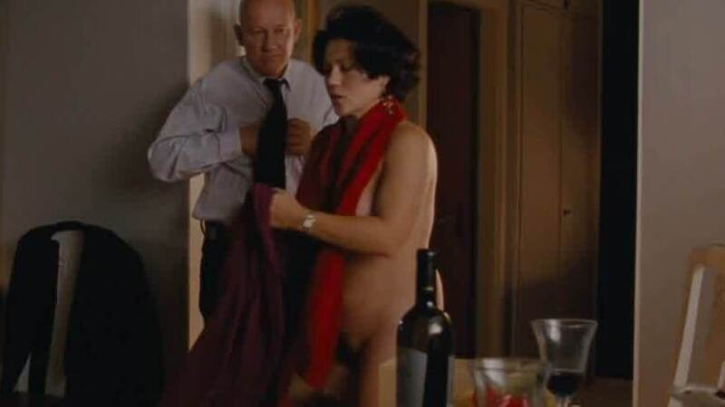 Nina Andresen Borud Nude in Home for Christmas. Breasts, Bush, dining room, fully clothed man. 716788