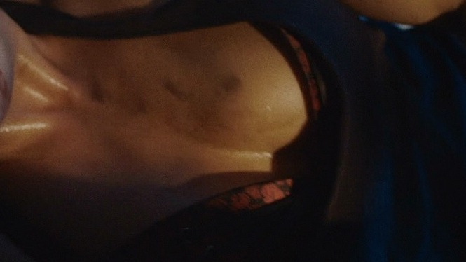 Sexiest Bianca Bradey Scene in Wyrmwood: Road of the Dead. Sexy, Underwear, SFW, black underwear. 771025