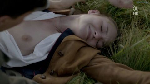 Reina Kossmann from Der Turm Naked. Breasts, grass, left breast. 717407
