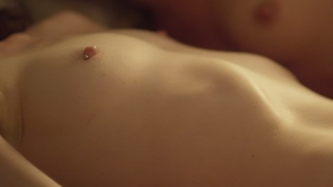 Jill Evyn Nude as Mal Ford. Breasts, Lesbian, couple in bed, nude. 750530
