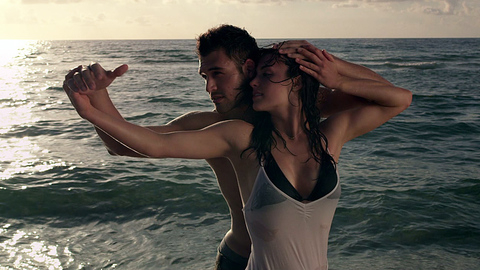 Sexiest Scenes of Emily from Step Up Revolution. Sexy, SFW, black bikini. 718205