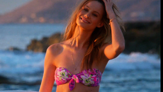 Hottest Behati Prinsloo Scene in Hawaii Five-0. Bikini, SFW, flower bikini. 718418