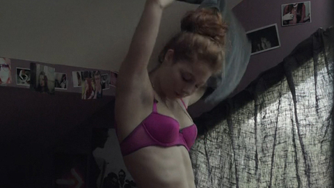 The Returned's Sexiest Scenes with Jenna Thiam. Underwear, SFW, arms raised. 718716