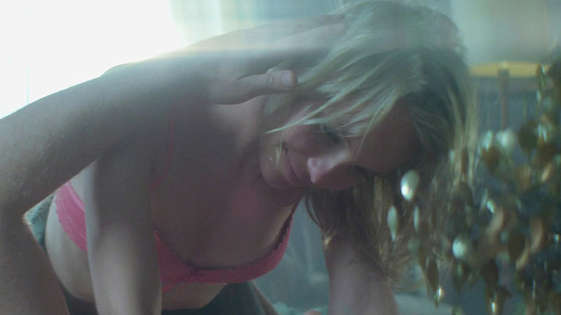Sexiest Amber Clayton Scene in Crawlspace. Underwear, SFW, brunette. 722923