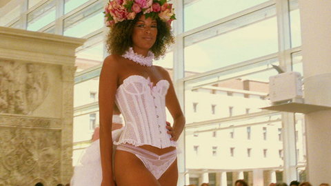 Claudia Smith in To Rome with Love (2012) Underwear Black Fashion Show 720158