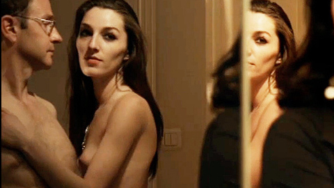 Gena Bellagio in La noyée (2011) Breasts Black Bra Black Lace Panties 720711