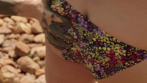 Nadine Malouf in May in the Summer (2013) Butt Beach Bikini 755752
