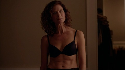 Julie Fain Lawrence in Concussion (2013) Underwear Black Bra Brunette 729837