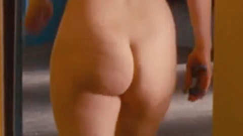 Lucy Egerton Naked in Human Assembly. Butt, brunette, nude. 721309