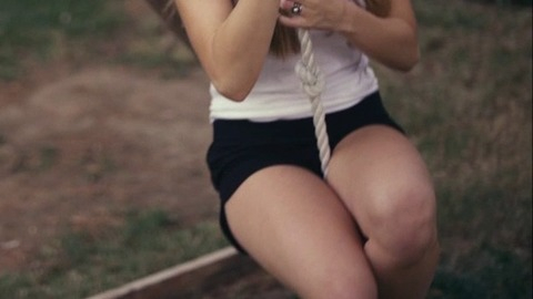 Zoe Levin in Palo Alto (2014) Sexy Black Shorts Blonde 749023