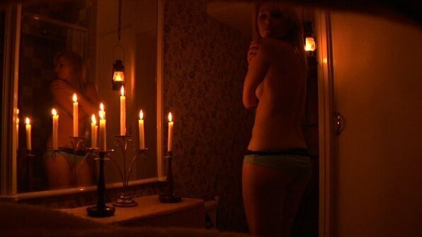 Hottest Jessica Ellerby Scene in Hollow. Underwear, SFW, back exposed. 721898