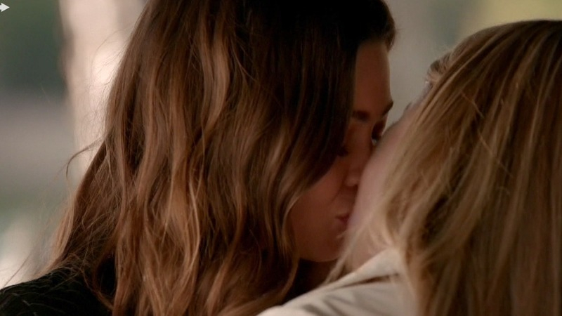 The Vampire Diaries's Sexiest Scenes with Scarlett Byrne. Sexy, Lesbian, SFW, blonde and brunette. 778620