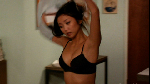 Brenda Song in New Girl (2011-2016) Underwear Asian Black Bra 722419