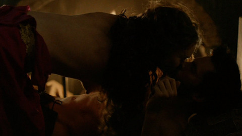 Laura Haddock in Da Vinci's Demons (2013-2015) Breasts Breasts Kissing 725149