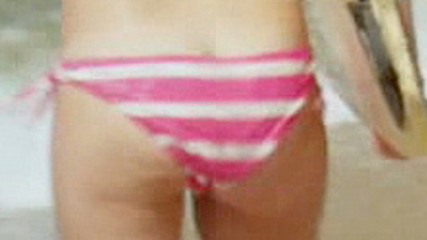 Karina Banno in Circle of Lies (2012) Bikini Back Exposed Beach 726815
