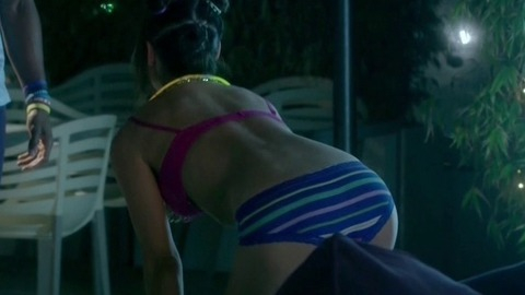 Chasty Ballesteros in The Player (2015) Sexy Underwear Back Exposed Black Hair 776624
