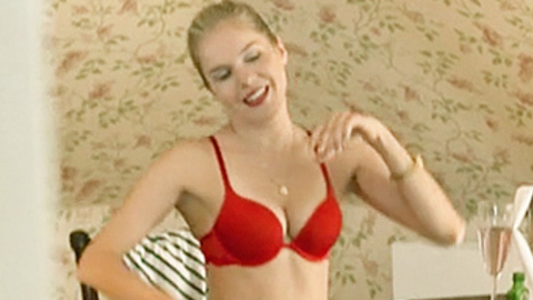 Anna Kubin in Das Hochzeitsvideo (2012) Underwear Blonde Cleavage 723747