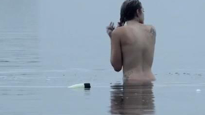 Hottest Jay Anstey Scene in Sleeper's Wake. Sexy, SFW, back exposed. 732350
